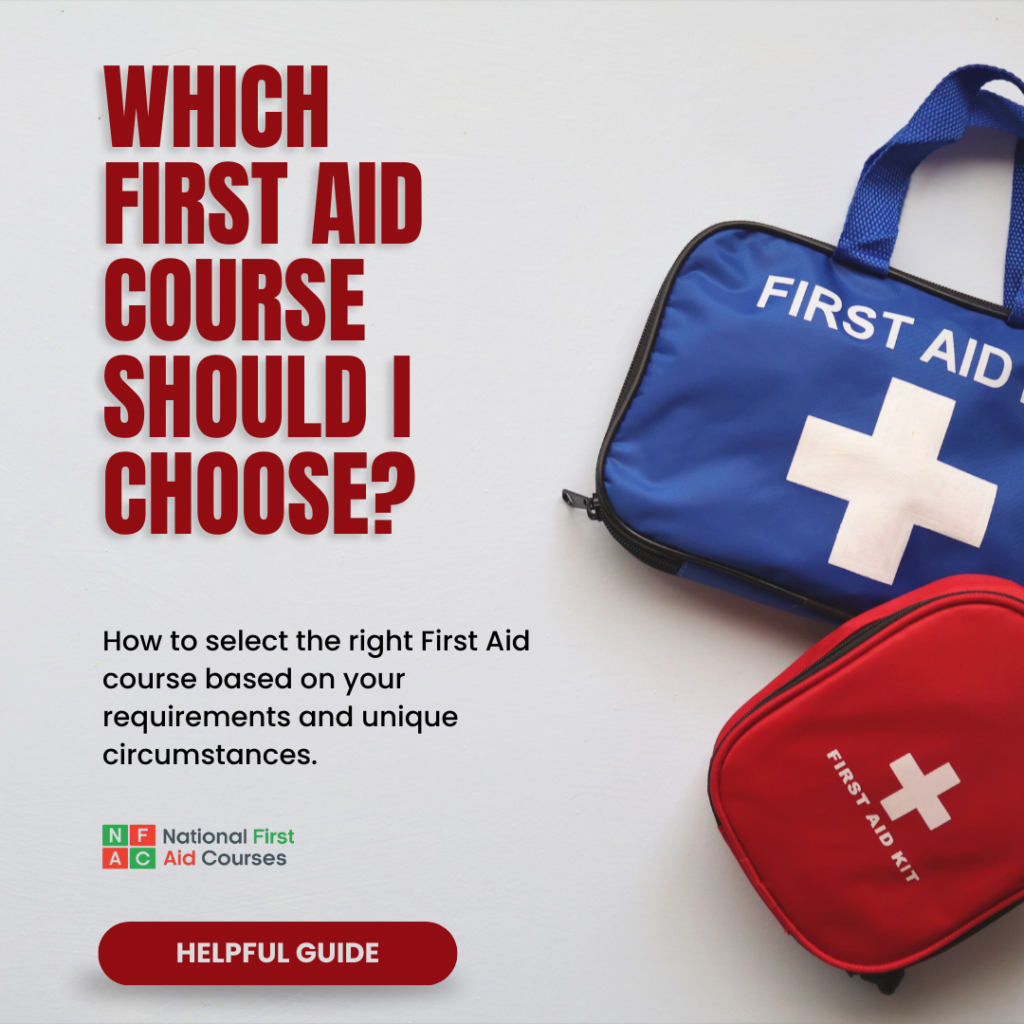 Which First Aid Course Do I Need | National First Aid Courses