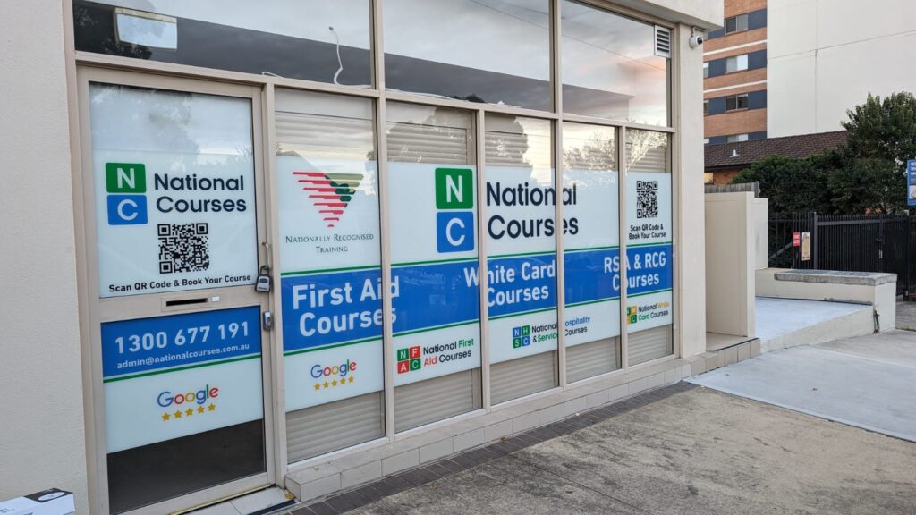National First aid courses Training venue in Campbelltown