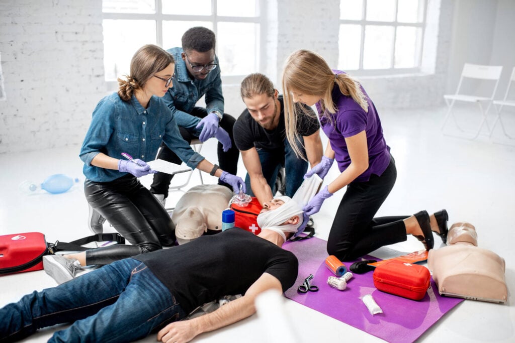 First Aid Training Session in Australia