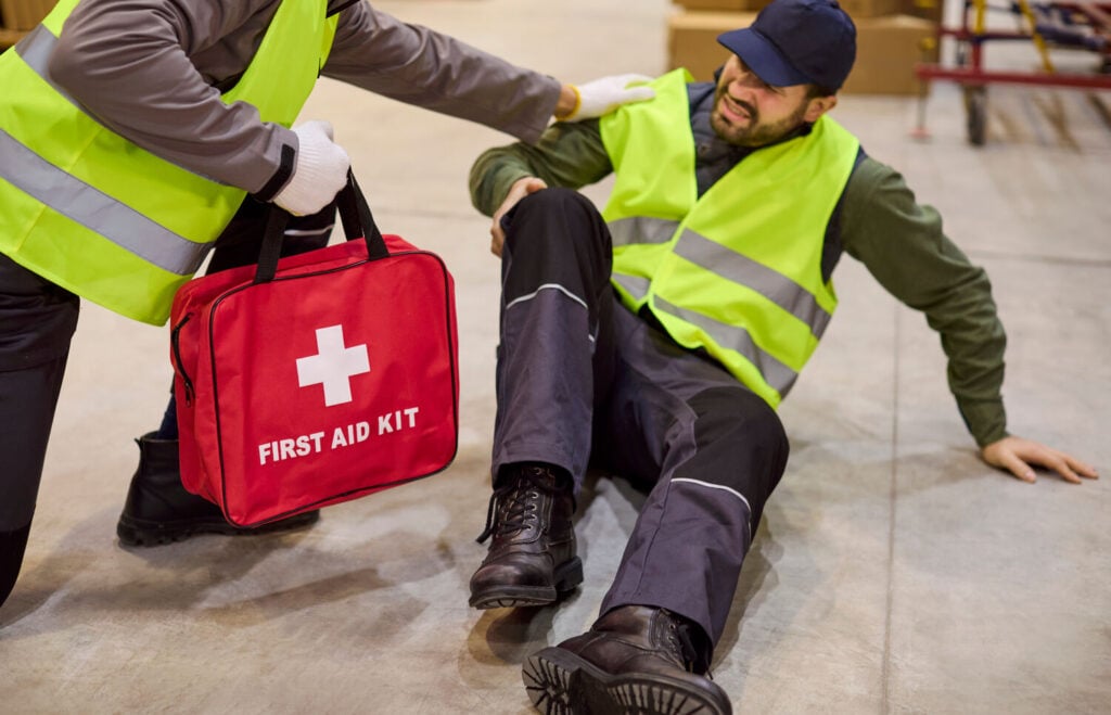 First Aid for an Injured Worker